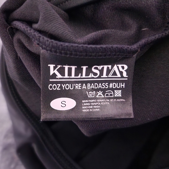 Killstar Black One Piece Swimsuit - S - Picture 4 of 4